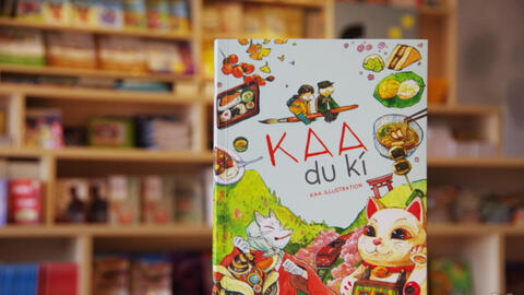 'KAA du kí': Dấu ấn nghệ thuật và văn hóa ẩm thực vòng quanh châu Á qua nét vẽ của hai họa sỹ 9x