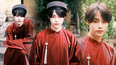 Idol người Việt (TEMPEST) gây bão với bộ ảnh soái mê hồn khi diện áo dài ngũ thân ở quê nhà Yên Bái