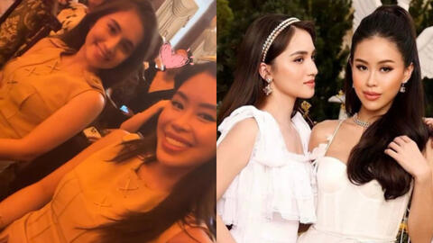 Tiên Nguyễn và bạn gái Hiếu Nguyễn đọ sắc, 1 chi tiết thể hiện “chị em dâu” nhà tỷ phú tâm đầu ý hợp