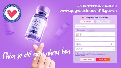 Quỹ vaccine Covid-19 còn một nửa so với số huy động được