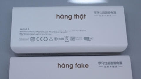 Làm sao phân biệt pin dự phòng thật giả?