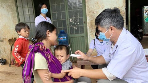 Gia Lai: 13 ca nhiễm bạch hầu trong 1 làng