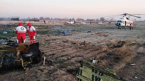 Máy bay bị rơi ở Iran khiến 170 người thiệt mạng