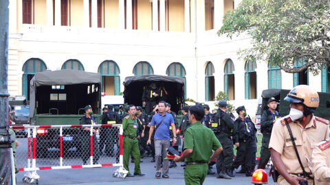 An ninh thắt chặt tại phiên tòa xét xử Nguyễn Phương Hằng