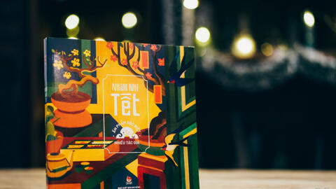 Thơ xuân của Nguyễn Vĩnh Tiến xuất hiện trong truyện thơ "Nhâm nhi tết"