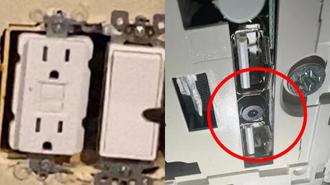 3h sáng phát hiện tia sáng chiếu thẳng vào giường mình trong phòng trọ, cặp đôi mới cưới run rẩy lấy ra "vật thể" màu đen chứa âm mưu xấu