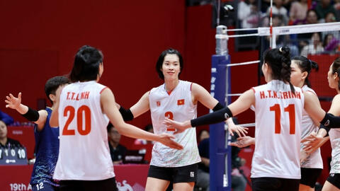 Đội tuyển bóng chuyền nữ Việt Nam lần đầu trong lịch sử vào bán kết Asiad