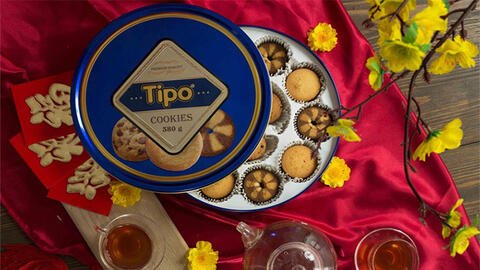 Gợi ý những hộp bánh quy bao đẹp tặng quà ngày Tết