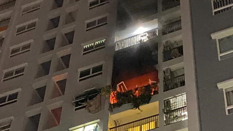 TPHCM: Cháy chung cư khiến 2 người tử vong