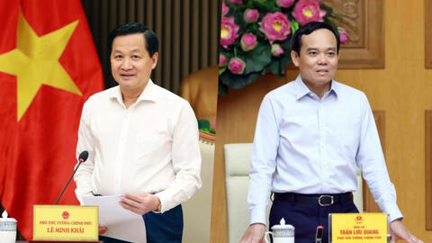 Phó Thủ tướng Trần Lưu Quang và Phó Thủ tướng Lê Minh Khái nhận thêm nhiệm vụ mới