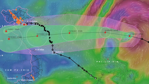 Biển Đông hứng thêm bão cấp 11 sau cơn bão số 7