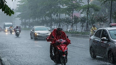 Bắc Bộ, Bắc Trung Bộ có mưa to, có khả năng xảy ra lốc, sét