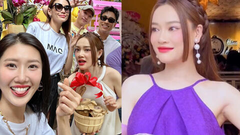 Dàn sao đình đám Vbiz tới chúc mừng vợ chồng Trường Giang, mẹ bỉm Nhã Phương nổi bật khi mang bầu tháng thứ 7
