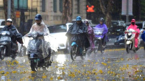 Miền Bắc sẽ đón đợt mưa lớn vào đêm nay (5/6)