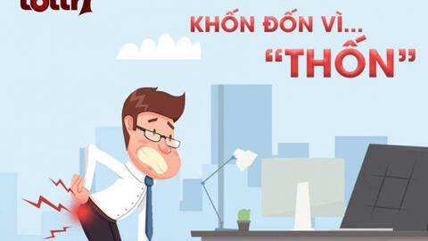 Dân văn phòng ám ảnh vì căn bệnh khó nói