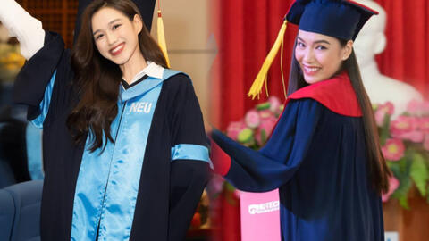 Các nàng Hậu nhà Sen Vàng đọ sắc cùng áo cử nhân: Ai cũng xinh đẹp, học vấn thì thì "xịn" khỏi bàn!