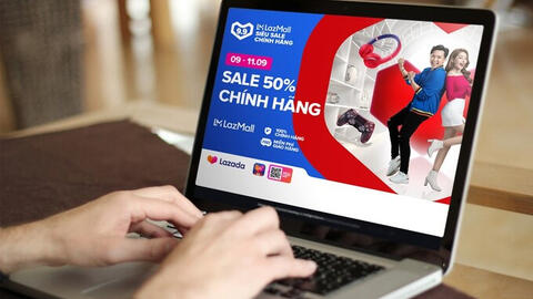 Hàng loạt thương hiệu chính hãng giảm giá trên sàn thương mại điện tử