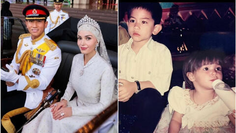 Hoàng tử Brunei đăng tải ảnh bức ảnh đặc biệt bên cạnh vợ, dân tình lập tức trầm trồ: "Hơn cả cổ tích"