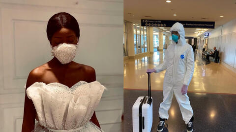 Muôn vàn kiểu thời trang độc lạ mùa dịch Covid-19