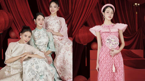 Top 3 Hoa hậu Việt Nam 2023 Thanh Thủy, Ngọc Hằng, Thùy Linh khoe sắc trong những tà áo dài cách tân