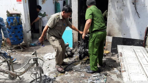 Họp báo vụ cháy làm 3 người chết: Nghi phạm và nạn nhân có mâu thuẫn cá nhân