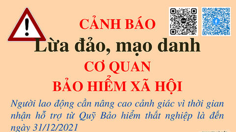 Cảnh báo tin nhắn lừa đảo nhận tiền hỗ trợ từ Quỹ Bảo hiểm thất nghiệp