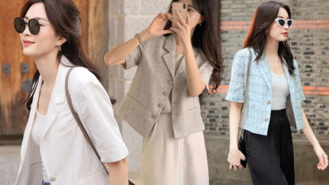 Hoa hậu Đặng Thu Thảo diện áo blazer cộc tay: Đơn giản mà sang ngây ngất, ngắm xong chỉ muốn copy cả set đồ