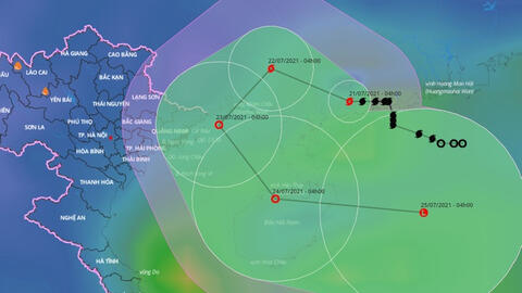 Bão số 3 sắp tiến vào vịnh Bắc Bộ, gây mưa lớn tại miền Bắc