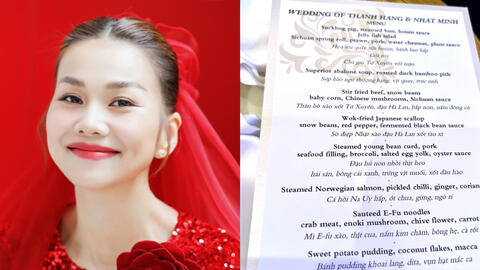 Menu tiệc cưới “chị đại” Thanh Hằng: toàn món ngon “đẳng cấp”, thoải mái ăn đến no căng