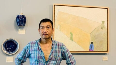 Triển lãm tranh “Về bến lạ” của họa sĩ Lê Thiết Cương lấy cảm hứng từ thi ca