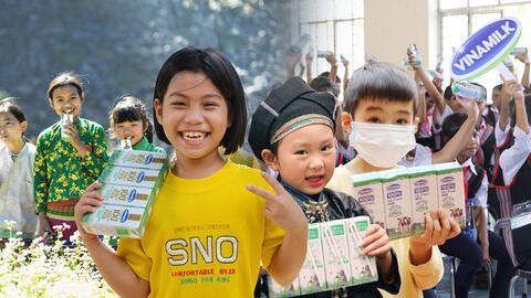 Mạng xã hội tràn ngập hạnh phúc với chương trình  'Triệu ly sữa yêu thương, triệu nụ cười hạnh phúc' của Vinamilk