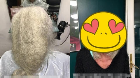 Bà cụ mang "cục tóc" cả năm không gội đến khiến chủ tiệm tóc kinh hãi, kết quả sau 7 tiếng đồng hồ làm cho dân mạng phải thán phục