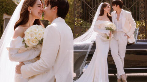 Kimmy tung ảnh cưới ngay trước thềm hôn lễ với Mark Prin, Nadech-Yaya đã sẵn sàng làm phù dâu phù rể cho bạn thân