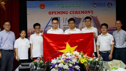 6 thí sinh Việt Nam dự thi Olympic Toán học quốc tế đều có giải