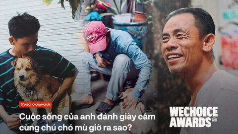 Gặp lại anh đánh giày câm nơi vỉa hè: Không còn chú chó nào nhưng bên cạnh anh là rất nhiều yêu thương...