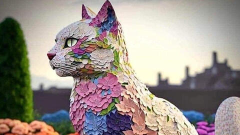 Thực hư bức ảnh chụp linh vật mèo ở Ninh Thuận