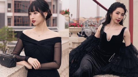 Hoa hậu Đỗ Mỹ Linh ngày càng gợi cảm sau sinh con, 'chị đẹp' Quỳnh Nga lấp ló thềm ngực tại show thời trang