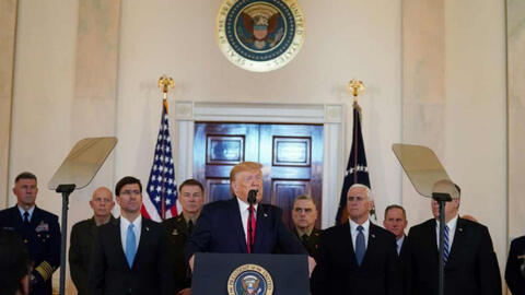 Tổng thống Donal Trump tuyên bố đang xem xét các lựa chọn để đáp trả Iran