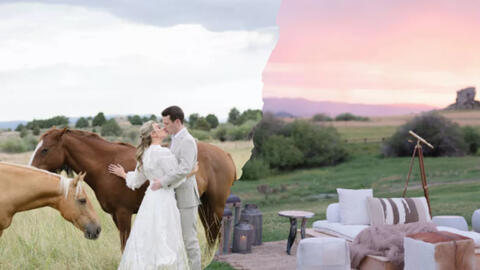 Đám cưới không lễ đường vẫn đặc biệt, nên thơ của cặp đôi thanh mai trúc mã