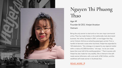 2 CEO Việt lọt top nữ doanh nhân quyền lực châu Á năm 2019