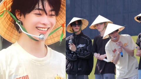 TEMPEST đội nón lá, Hanbin mang áo "Sài Gòn" hát nhảy cực nhiệt tại tổng duyệt Hò Dô 2023