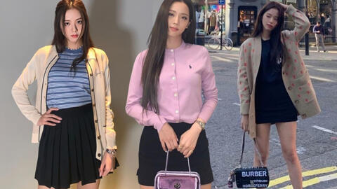 Ngắm tủ đồ thu đông của Jisoo mới thấy "công chúa Dior" dành trọn tình cảm cho áo cardigan cỡ nào