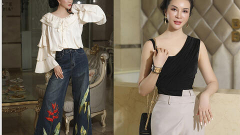 Tuyệt chiêu "hack dáng" khoe chân dài miên man ở tuổi 50 của MC Thanh Mai