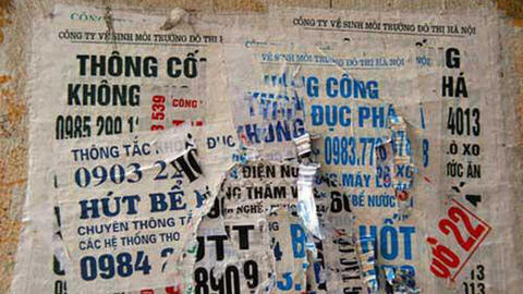 Hà Nội: đề nghị khóa các số điện thoại quảng cáo, rao vặt sai quy định