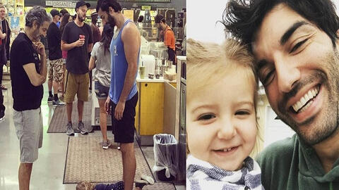 Con gái lăn đùng ra ăn vạ ở trung tâm thương mại, cách ứng xử của ông bố nổi tiếng "gây bão", ai cũng phải thán phục