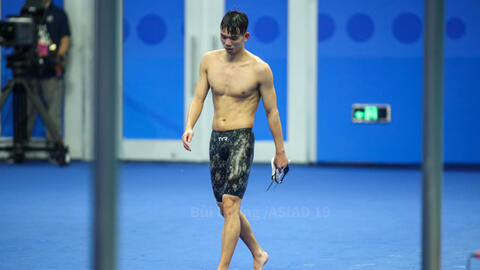 Hụt huy chương ASIAD 19 "kình ngư" Huy Hoàng thừa nhận: "Không tự tin, gặp áp lực thành tích"