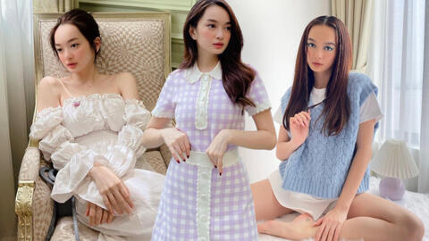 Style đời thường của ''mợ Ba'' Kaity Nguyễn: Mê đồ tông màu pastel, "vibe" tiểu thư nhà giàu tràn màn hình