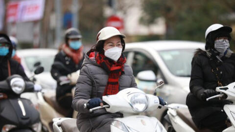 Miền Bắc xuất hiện mưa dông, trời chuyển rét