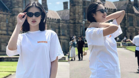 Hoa hậu Ý Nhi khoe nhan sắc khi lộ diện ở Úc, bất ngờ nhắc đến Mai Phương vì 1 lý do