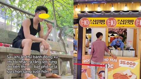 Bánh đồng xu phô mai gây tranh cãi, có ý kiến cho rằng: "Bỏ tiền ăn bát phở là lựa chọn sáng suốt hơn"